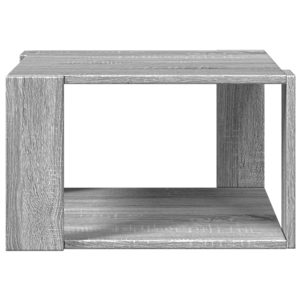 vidaXL Τραπεζάκι Σαλονιού Γκρι Sonoma 51,5x51,5x30 εκ. Επεξ. Ξύλο