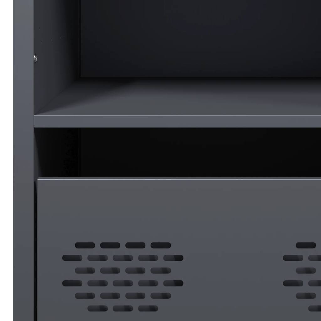 vidaXL Ντουλάπι Ανθρακί 68x39x103,5 εκ. από Χάλυβα