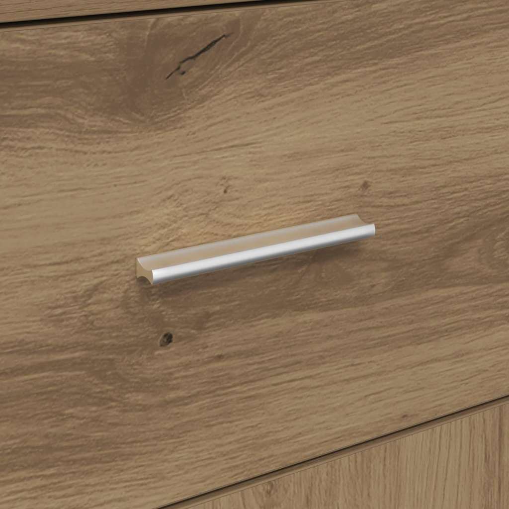vidaXL Πλαϊνό γραφείο με συρτάρι Artisan Oak 38 x 34 x 75 εκ