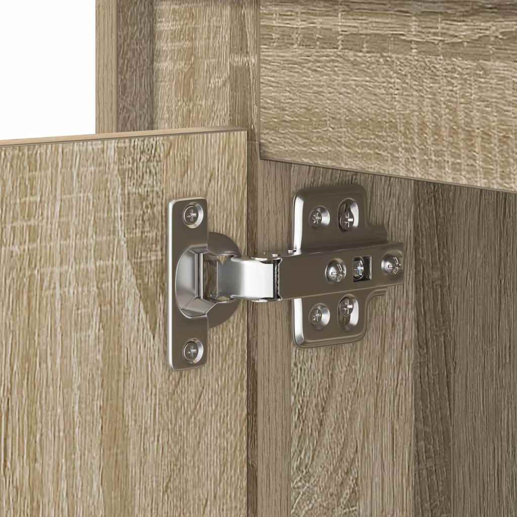 vidaXL Κομοδίνο με Sonoma Δρυς 44 x 34.5 x 45 εκ Επεξεργασμένο ξύλο