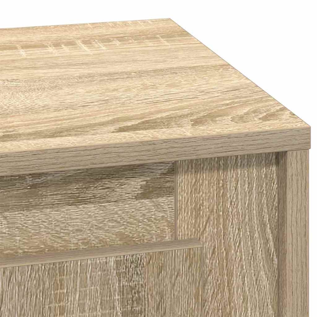 vidaXL Κομοδίνο 2 τμχ. Δρύς Sonoma 44 x 34,5 x 45 εκ