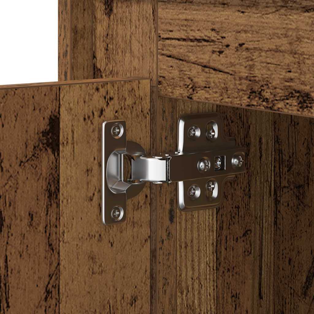 vidaXL Κομοδίνο με Παλαιό ξύλο 44 x 34.5 x 45 εκ Επεξεργασμένο ξύλο