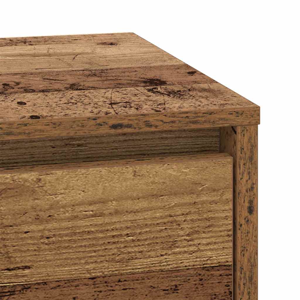 vidaXL Κομοδίνο 2 pcs Παλιό Ξύλο 39 x 34.5 x 50 εκ. Επεξεργασμένο ξύλο