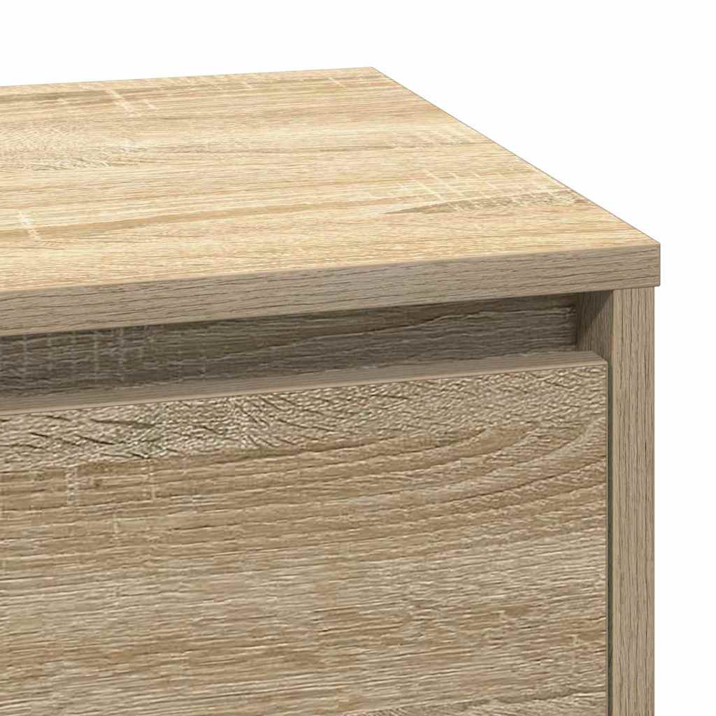vidaXL Κομοδίνο Δρύς Sonoma 71 x 34,5 x 75 εκ. Επεξεργασμένο ξύλο