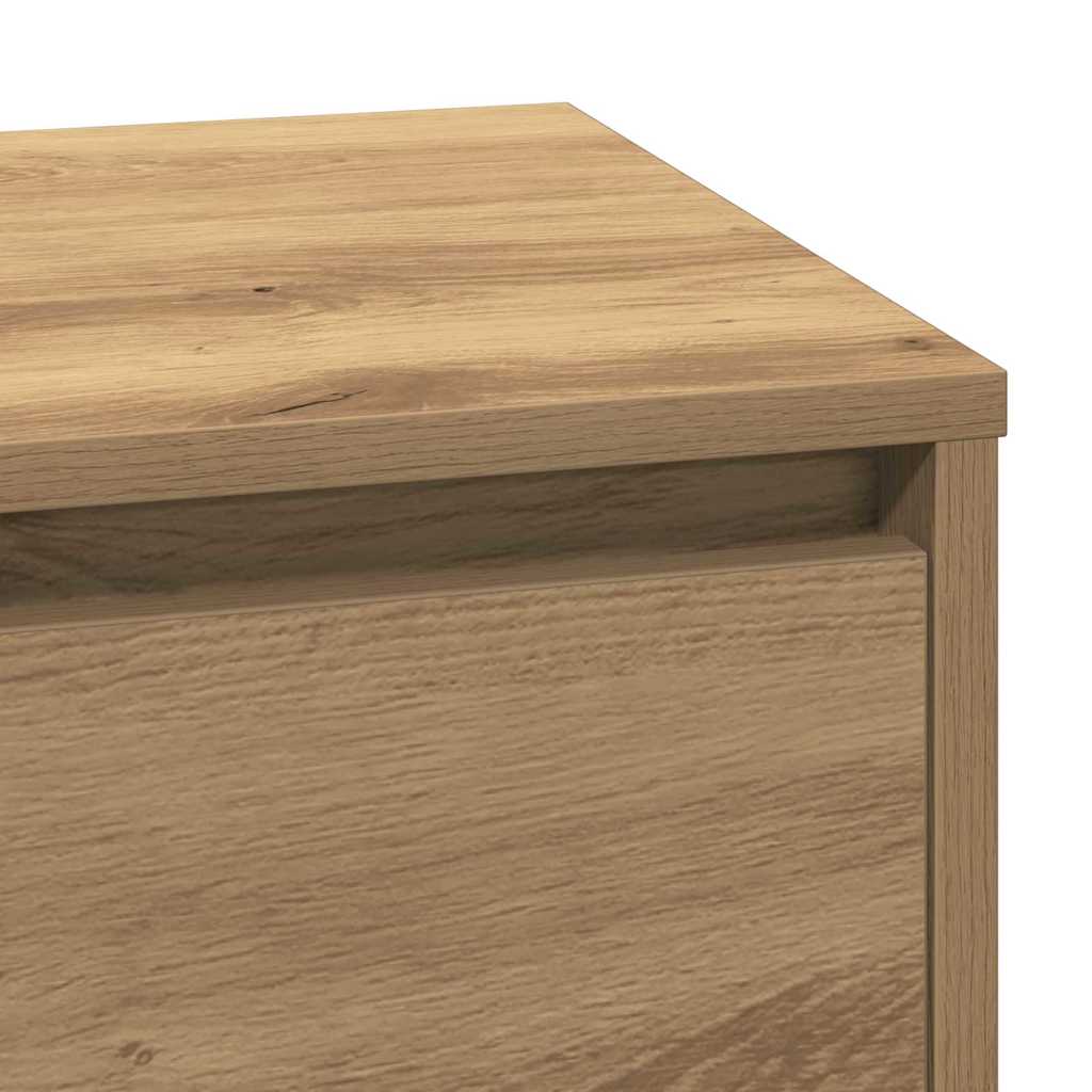 vidaXL Κομοδίνο Artisan Oak 71 x 34,5 x 75 εκ. Επεξεργασμένο ξύλο