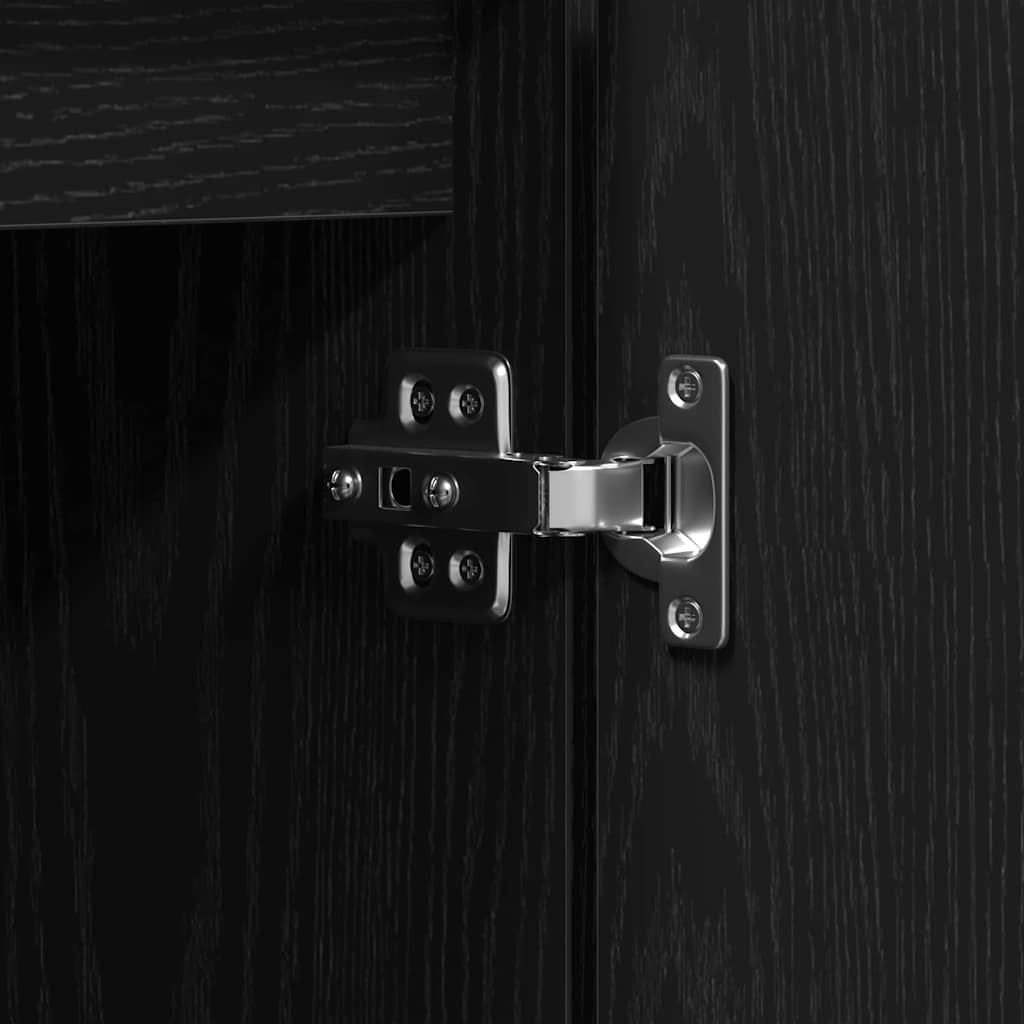 vidaXL Ντουλάπι TV Μαύρη Οξυά 100 x 38 x 49 εκ. Επεξεργασμένο ξύλο