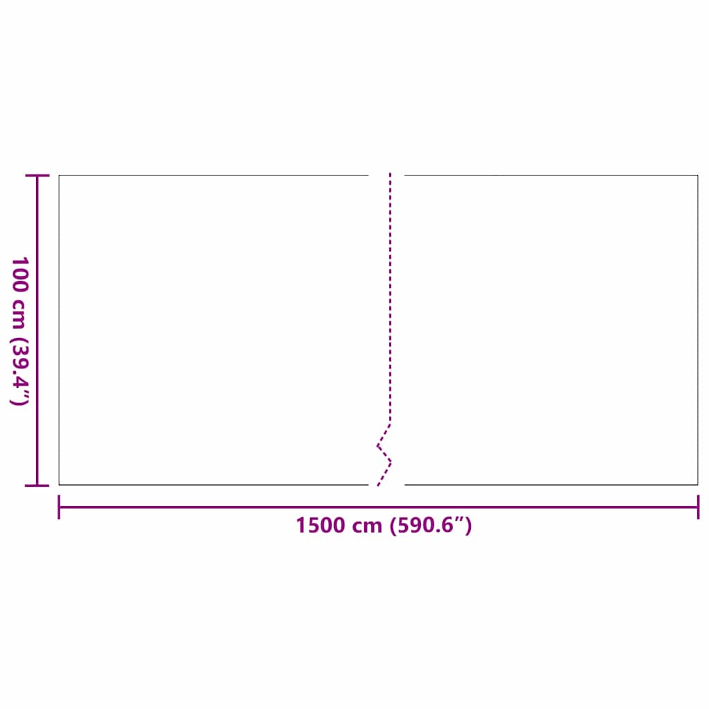vidaXL Τεχνητό γρασίδι 1500 x 100 x 3 εκ.