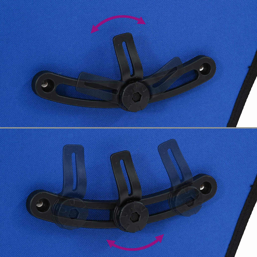 vidaXL Τσάντα Ποδηλάτου Μπλε 32,5 x 17 x 57 εκ Πολυεστέρας