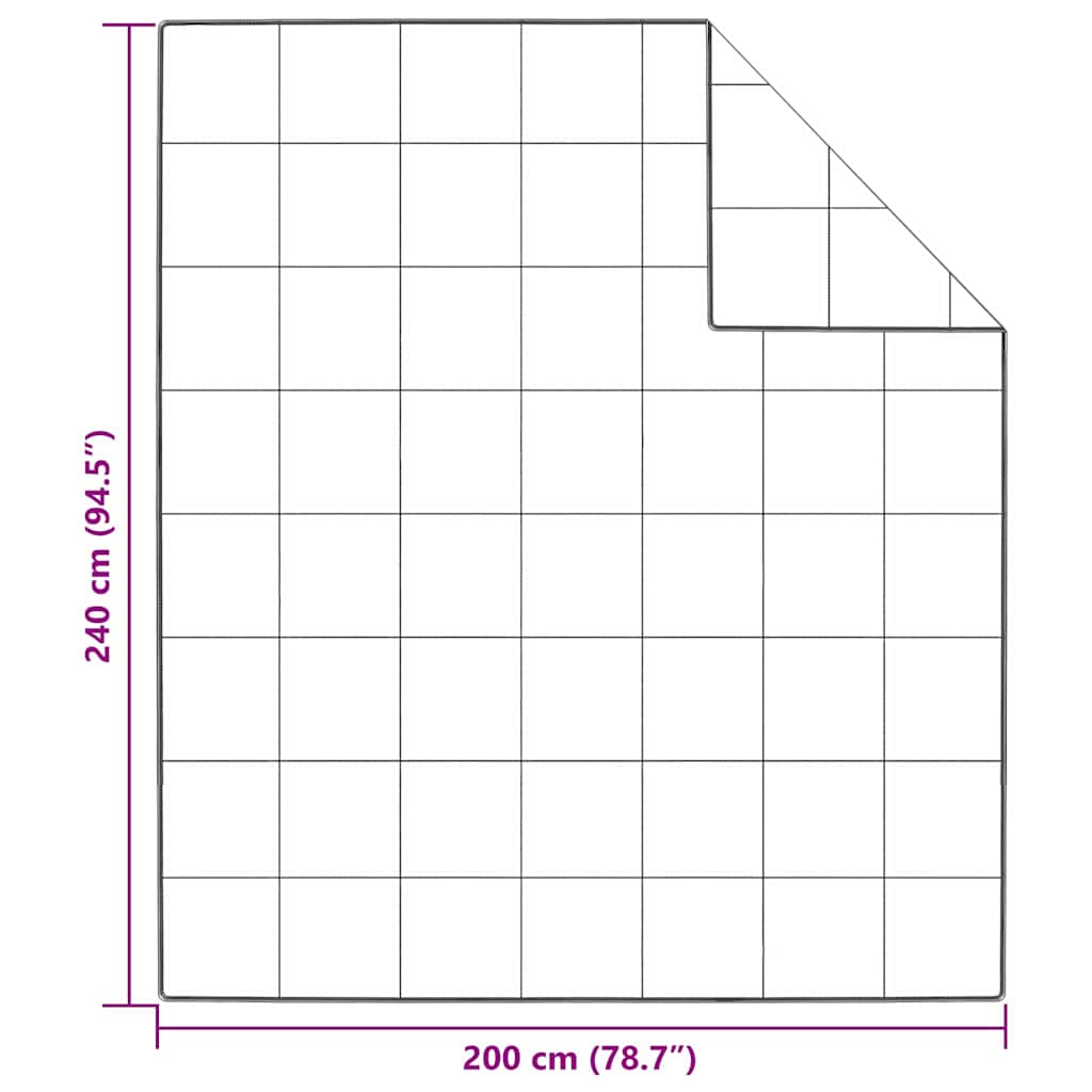 vidaXL Χειμερινό Παπλωματοθήκη Λευκό 200 x 240 cm Φτερό