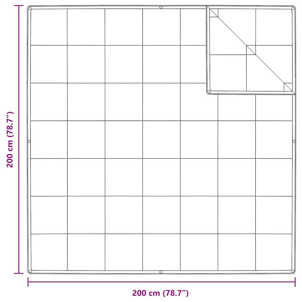 vidaXL Κουβέρτα 2 σε 1 Λευκό 200 x 200 cm Φτερό