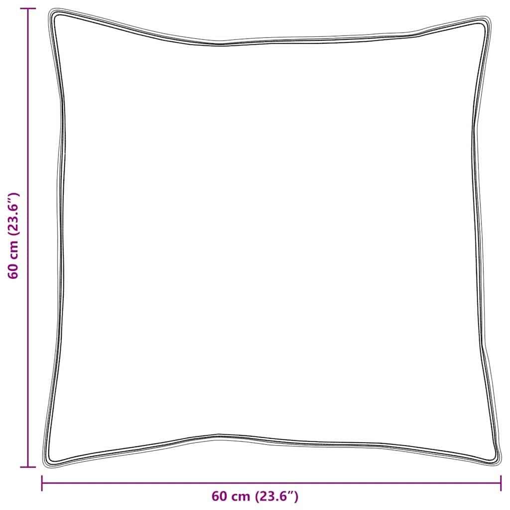 vidaXL Μαξιλάρι 2 τμχ. 60 x 60 cm Φτερό Λευκό