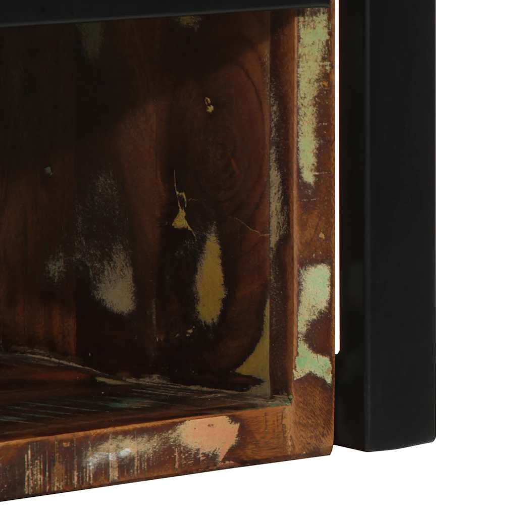 vidaXL Κομοδίνα 2 τεμάχια Πολύχρωμο 40x35x40cm Ξύλο μασίφ αναγεννημένο