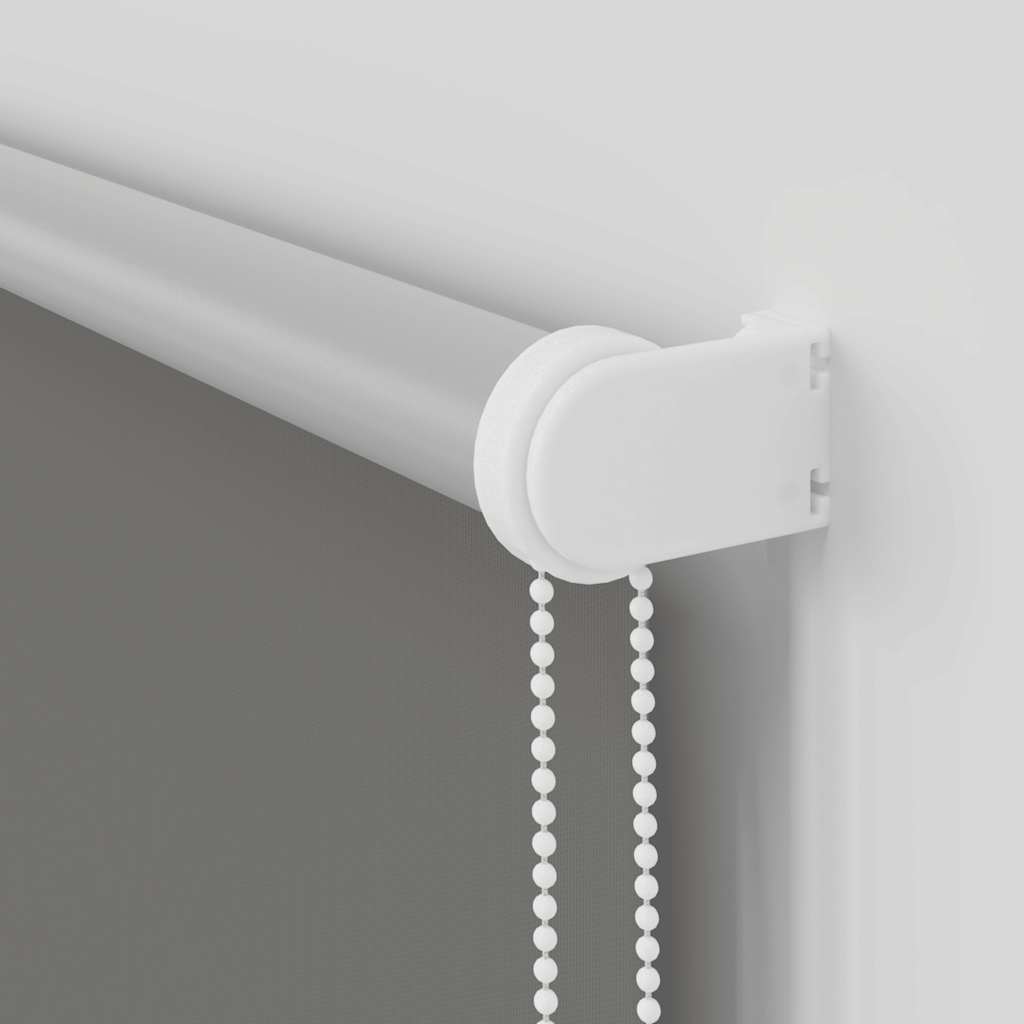 vidaXL Roller Blind Blackout γκρί 130x210 cm Πλάτος υφάσματος 126,6cm