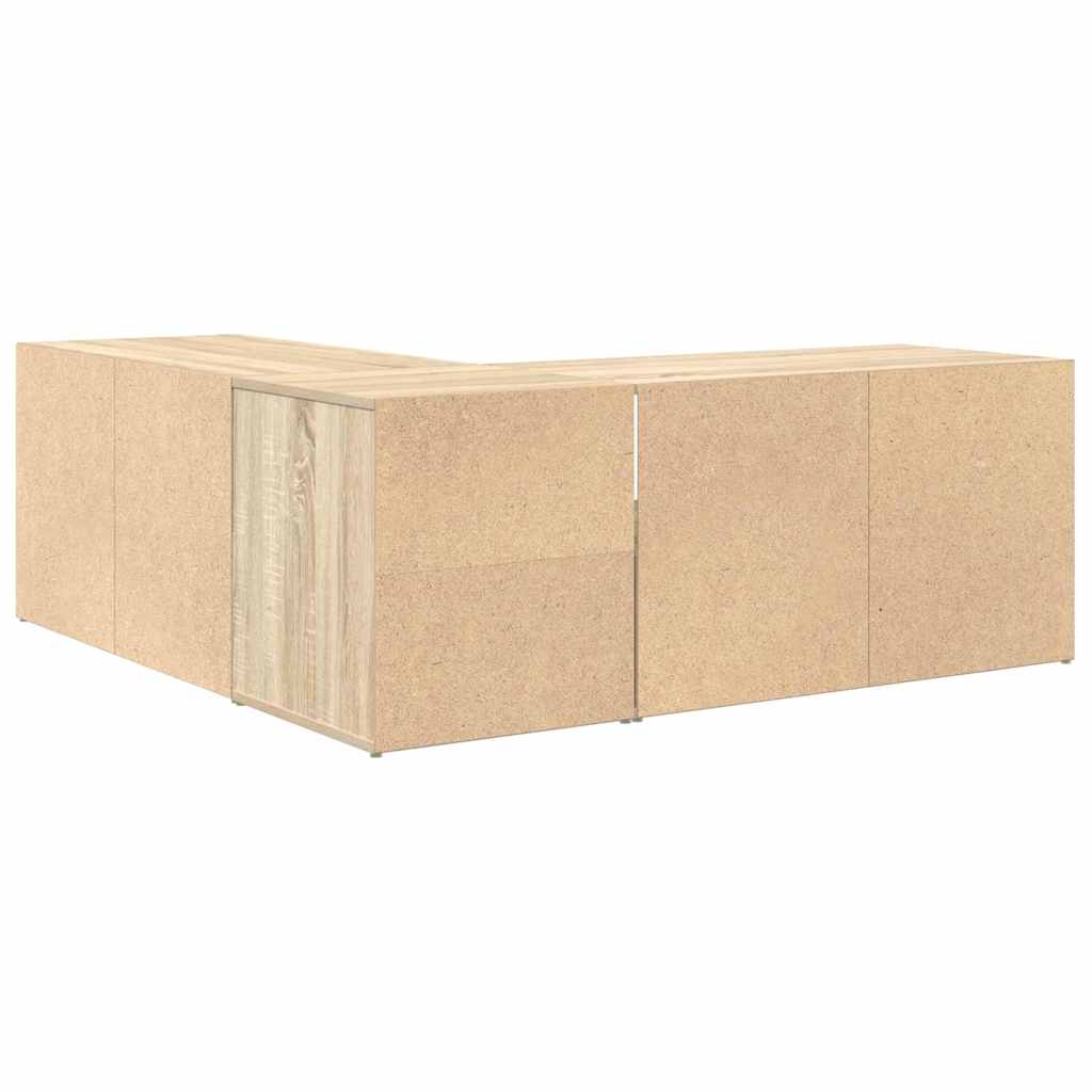 vidaXL Ντουλάπι Γωνιακό Sonoma Δρυς 200x40x45 εκ. Επεξεργασμένο Ξύλο