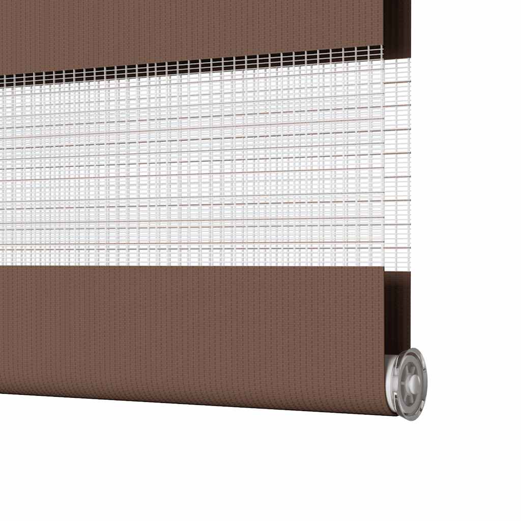 vidaXL Στόρι Ζέβρας Καφέ 45x200 εκ. Πλάτος Υφάσματος 40,9 εκ. Πολυεστέρας