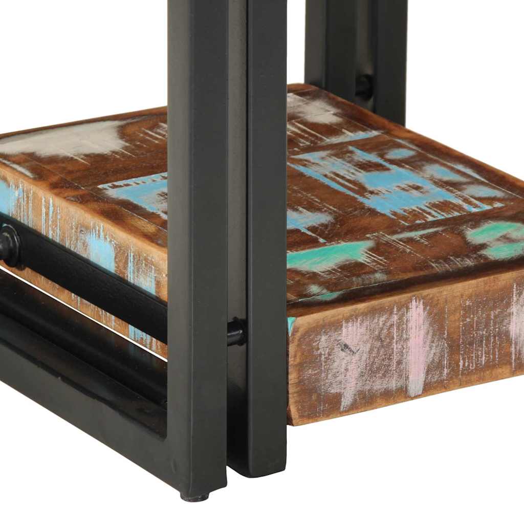 vidaXL Κομοδίνο 2 pcs 30 x 30 x 40 cm Μασίφ ανακυκλωμένο ξύλο