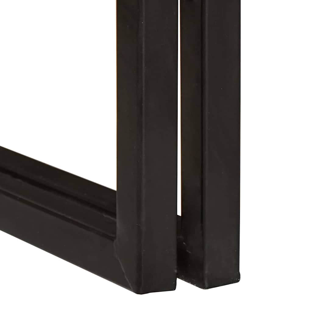 vidaXL Πλαϊνό γραφείο Καφέ 66 x 33 x 70 εκ. Μασίφ ξύλο ακακίας