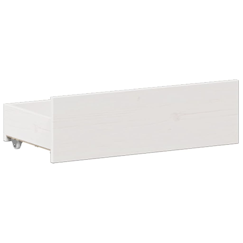 vidaXL Κρεβάτι Βιβλιοθήκη Χωρίς Στρώμα 150x200 εκ Μασίφ Ξύλο Πεύκου