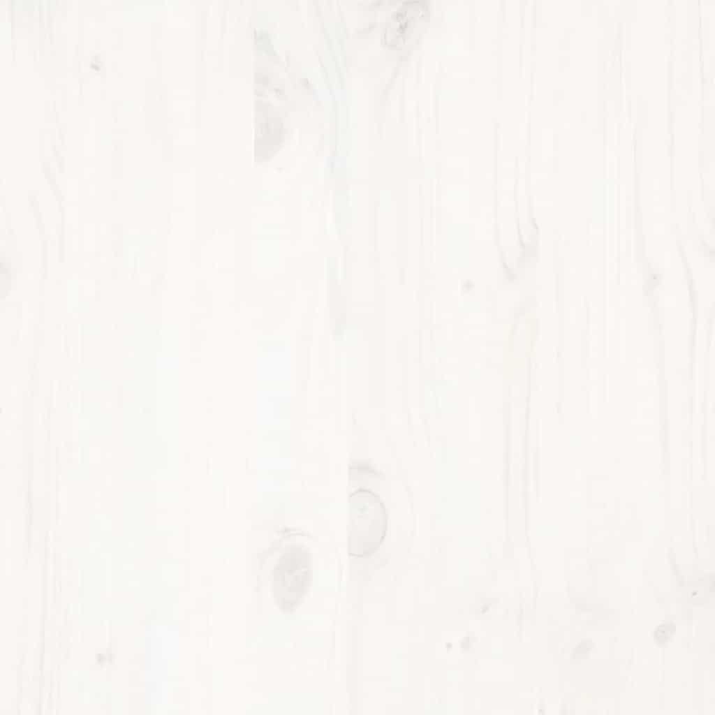 vidaXL Σκελετός Κρεβ. Χωρίς Στρώμα Λευκό 90x190 εκ Μασίφ Πεύκο