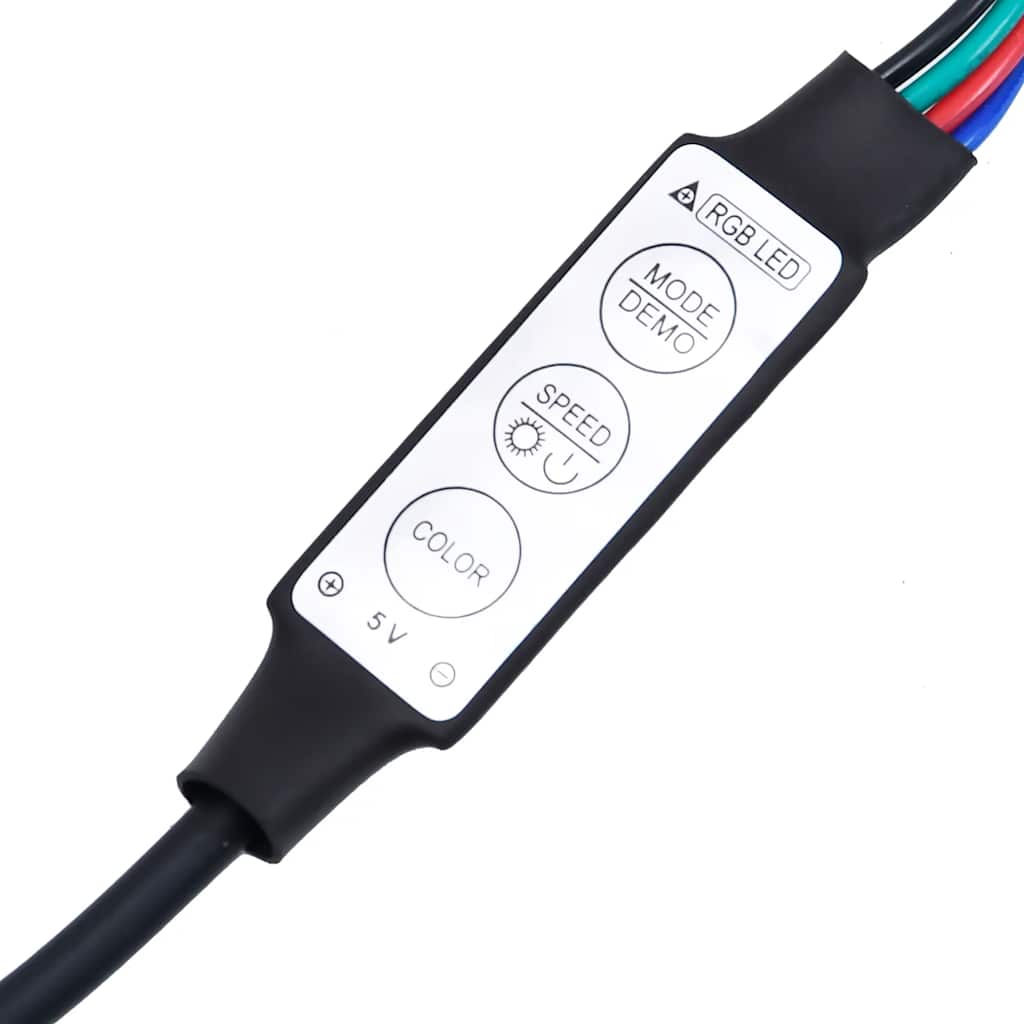 vidaXL Γραφείο με LED Αρτισιανή Δρυς 160x55x91 εκ. Επεξεργασμένο Ξύλο