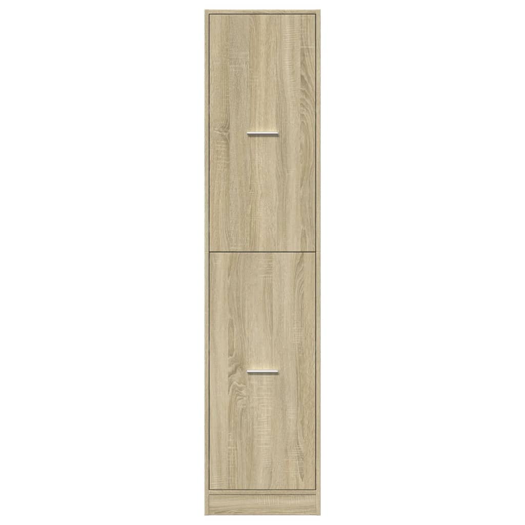 vidaXL Συρταριέρα Γενικής Χρήσης Sonoma Δρυς 30x41x174,5εκ Επεξ. Ξύλο