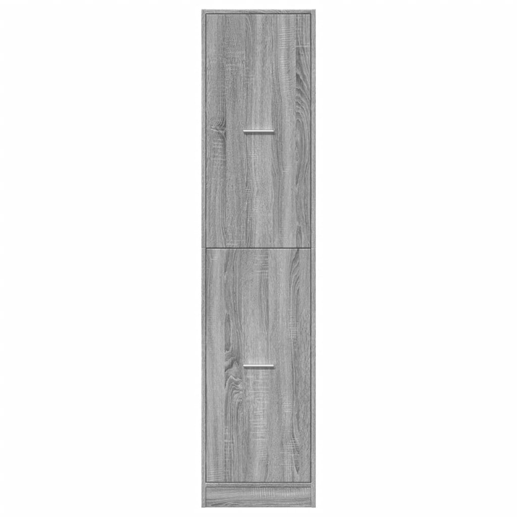 vidaXL Συρταριέρα Γενικής Χρήσης Γκρι Sonoma 40x41x174,5 εκ.Επεξ. Ξύλο