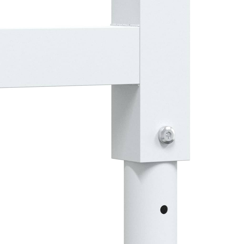 vidaXL Πάγκος Εργασίας Ορθογώνιος 80x60x(73-99,5)εκ Μασίφ Ξύλο Ακακίας