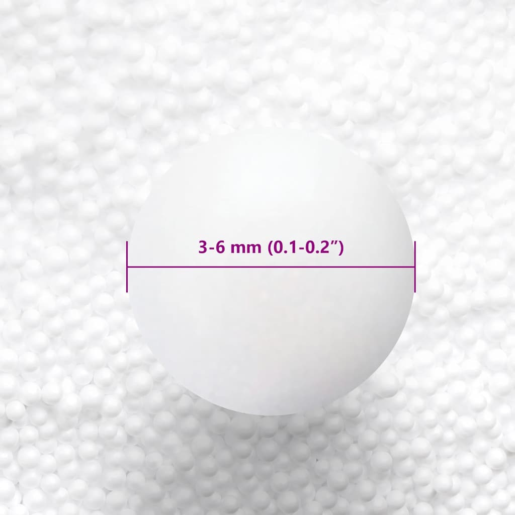 vidaXL Γέμισμα EPS 100 L Λευκό 10 kg/m³