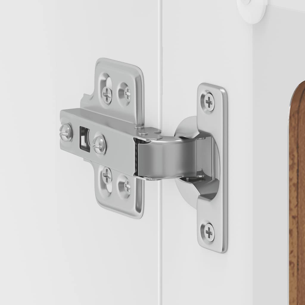 vidaXL Ντουλάπι τοίχου κουζίνας με γυάλινη πόρτα "Lucca" Παλιό ξύλο