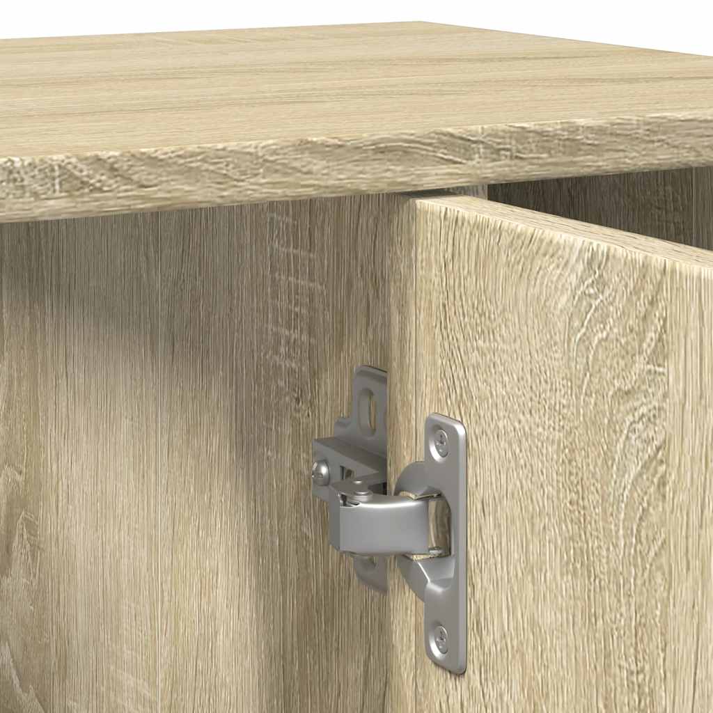 vidaXL Ντουλάπι Νιπτήρα Sonoma Δρυς 60 x 32 x 53,5 εκ. από Επεξ. Ξύλο