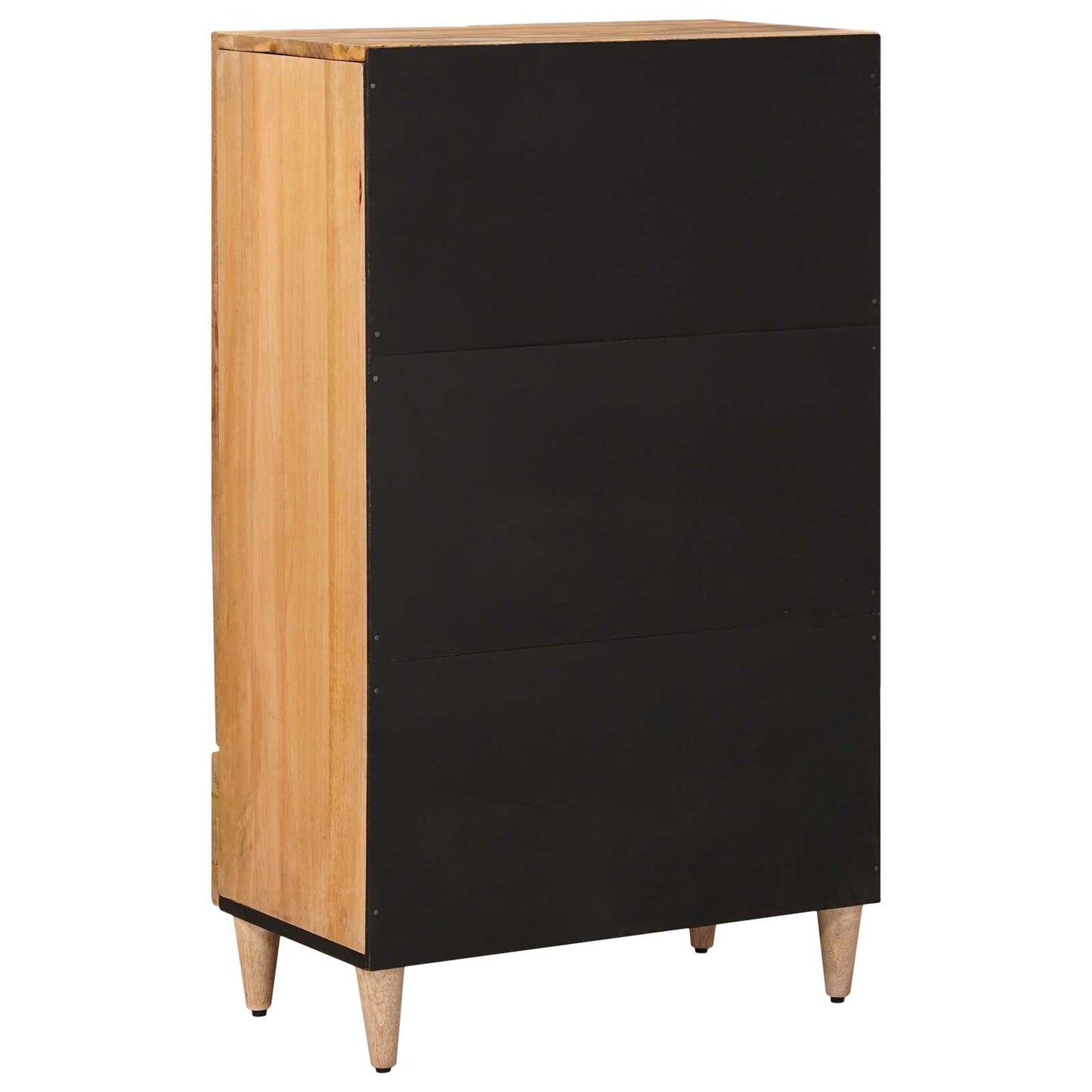 vidaXL Highboard Φυσικό 60 x 33,5 x 100 εκ. Στερεό ξύλο μάνγκο