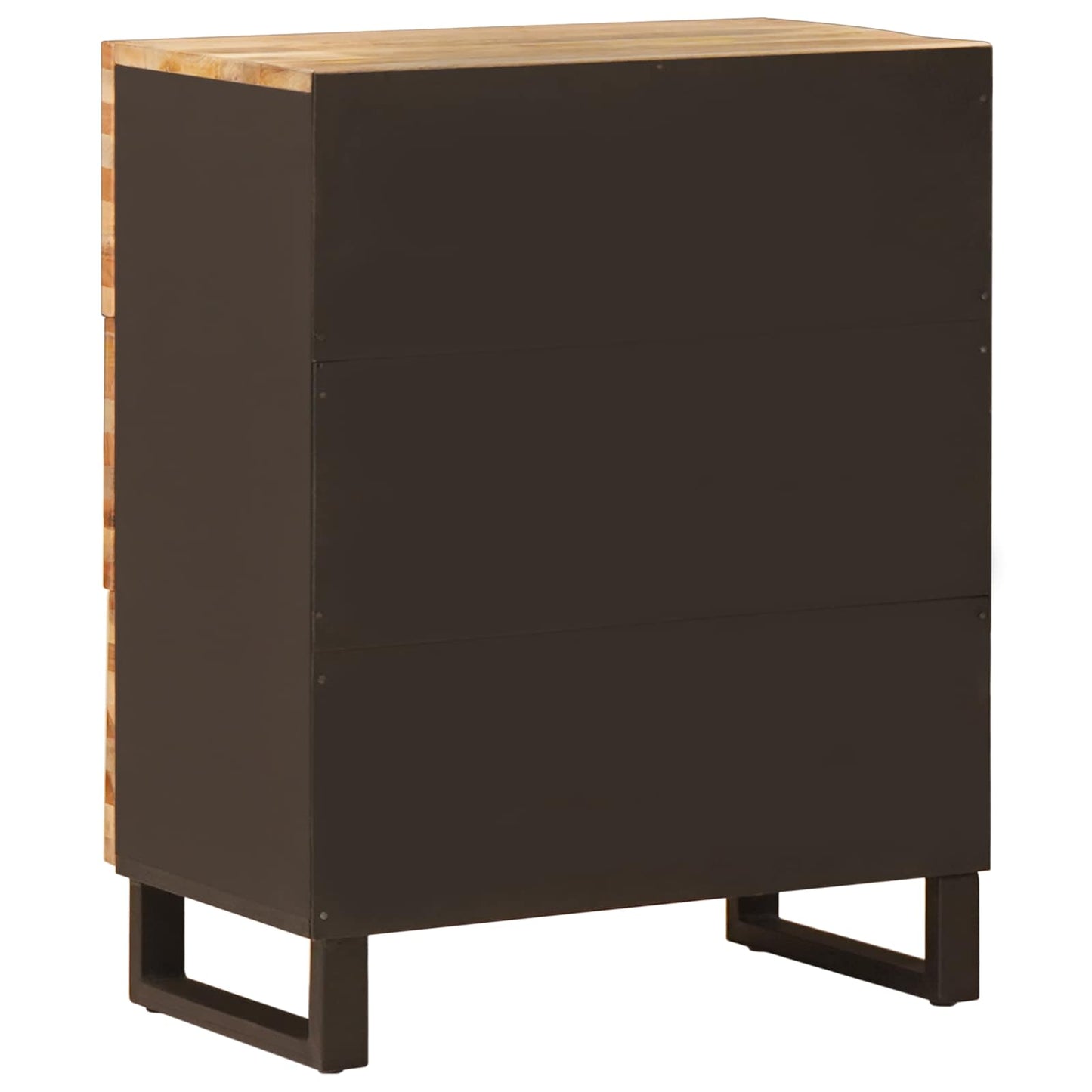 vidaXL Μπουφές Αποθήκευσης Καφέ 60 x 33 x 75 cm Στερεό ξύλο μάνγκο