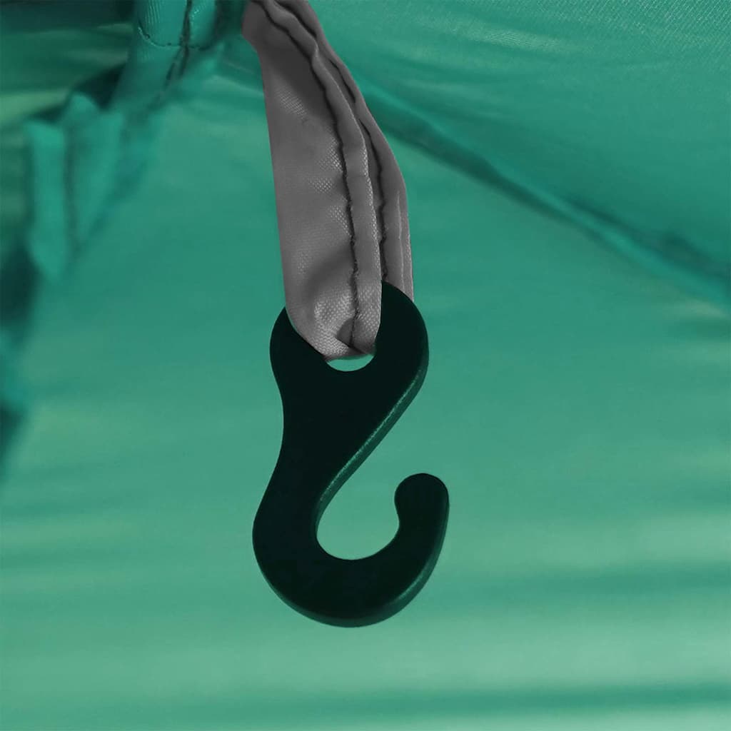 vidaXL Πισίνα Σκηνή με στέγη Πράσινο της θάλασσας 366 x 305 x 231 cm