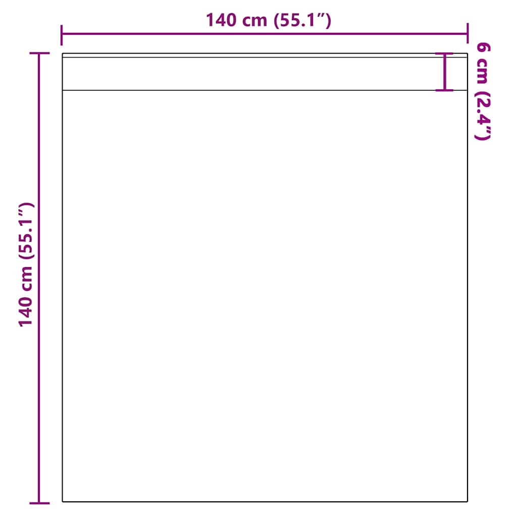 vidaXL Κουρτίνες Voile με τσέπες ράβδου 2 τεμάχια Λευκό