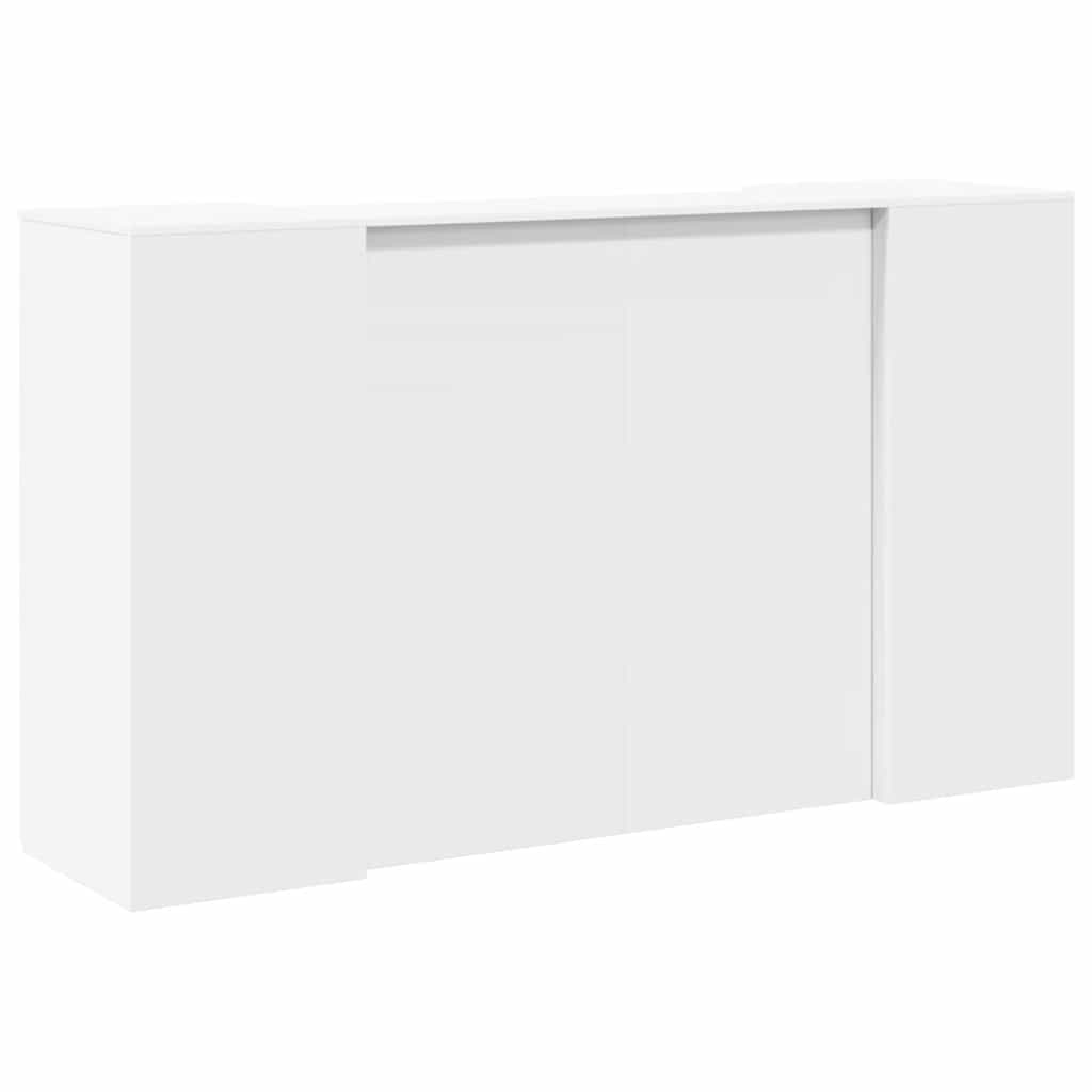 vidaXL Γραφείο Υποδοχής Λευκό 180x50x103,5 εκ. από Τεχνητό Ξύλο