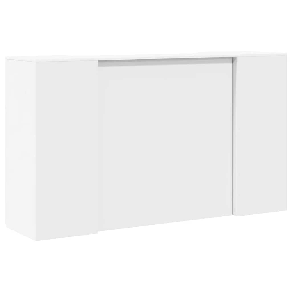 vidaXL Γραφείο Υποδοχής Λευκό 180x50x103,5 εκ. από Τεχνητό Ξύλο