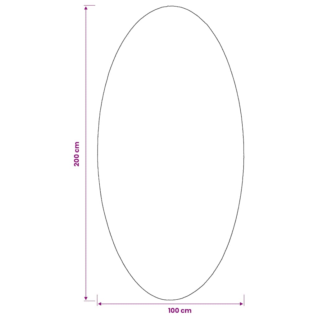 vidaXL Χαλιά χώρου Ωοειδής HUARTE Άμμος 100 x 200 cm 100% Πολυεστέρας