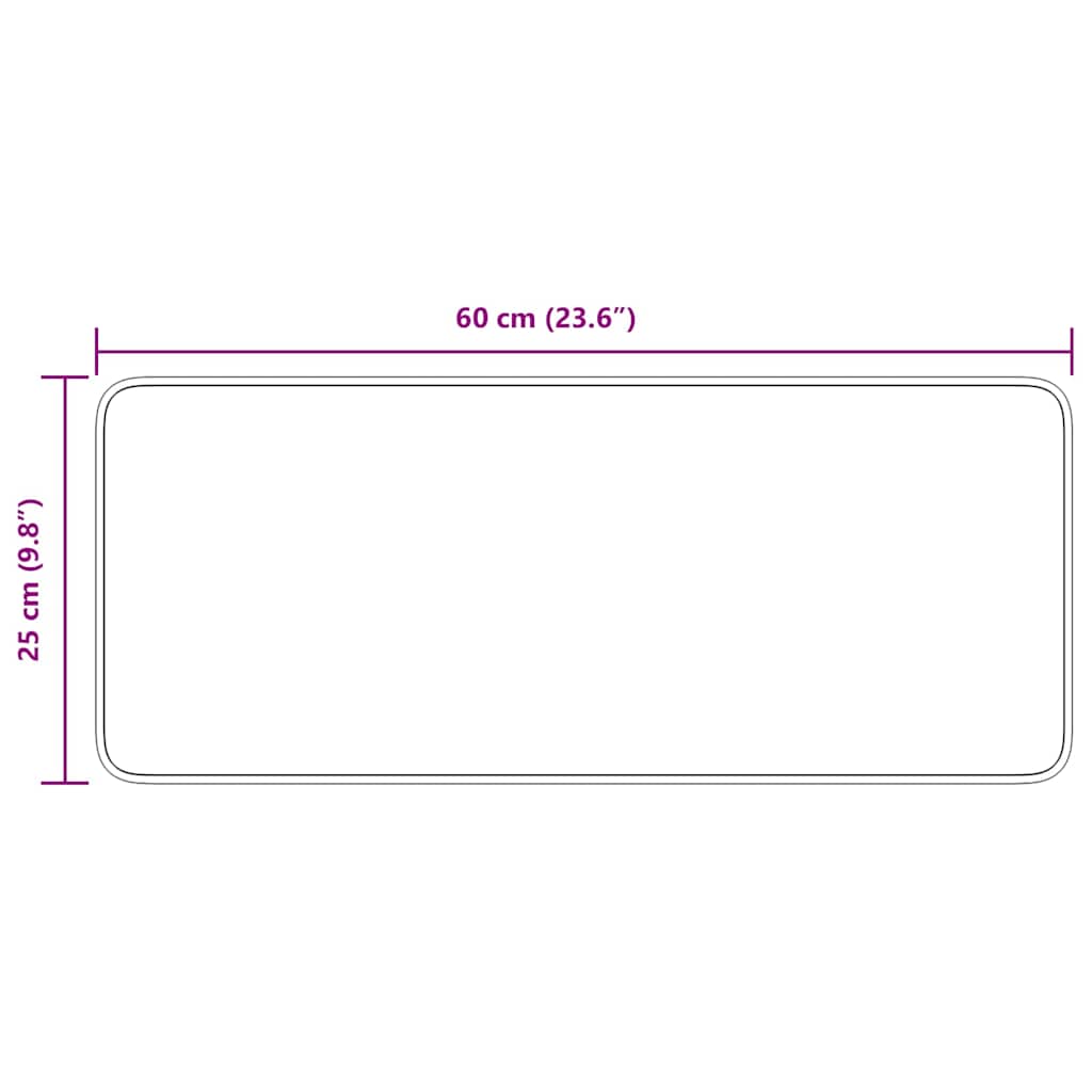 vidaXL Χαλιά Σκαλοπατιών Αντιολισθητικά 15 pcs Μπορντό 60 x 25 cm PP