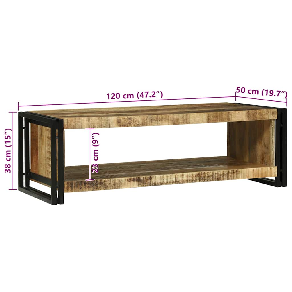 vidaXL Τραπεζάκι σαλονιού 120 x 50 x 38 εκ