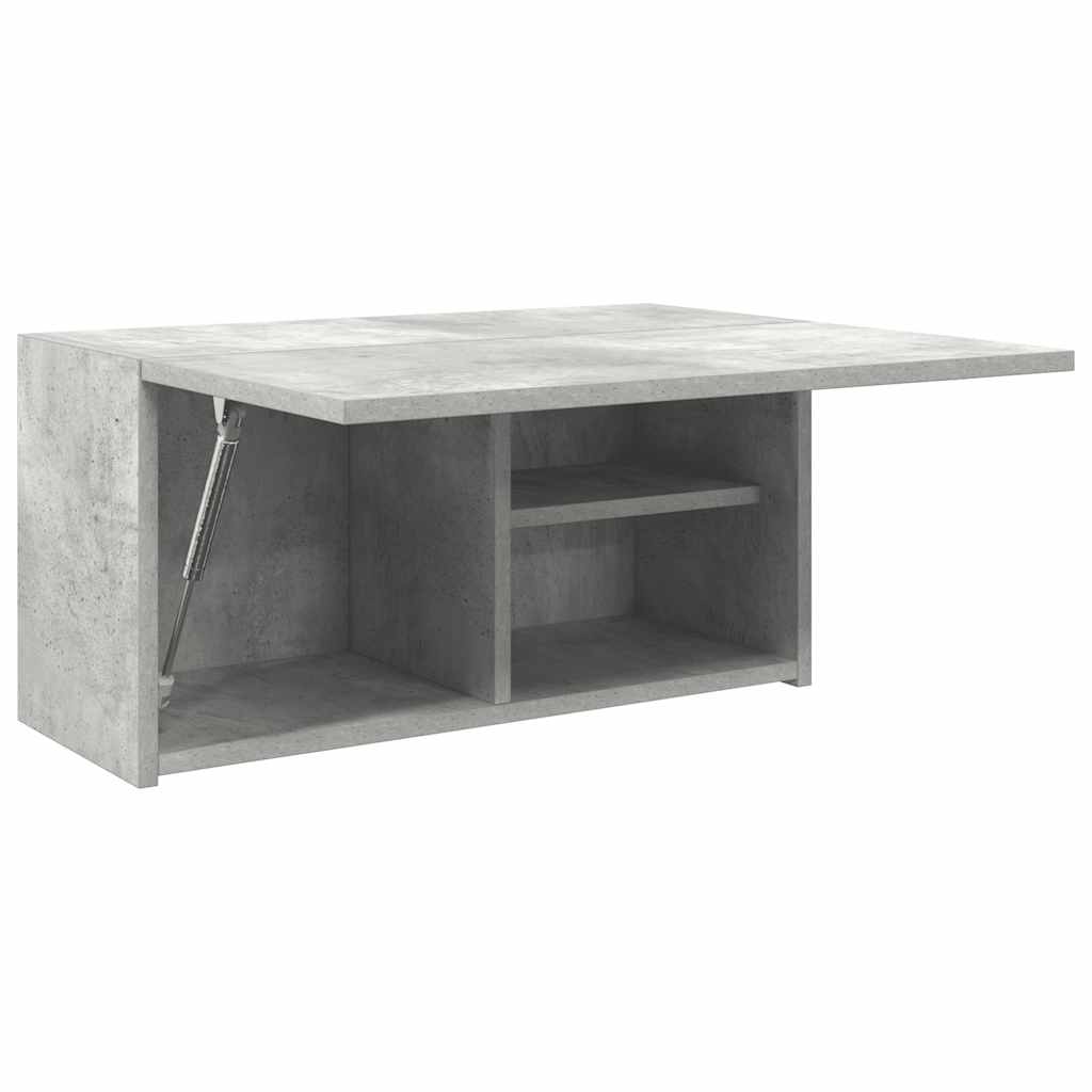 vidaXL Ντουλάπι τοίχου μπάνιου Γκρι μπετόν 60x25x30 cm