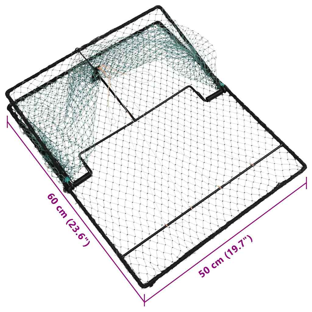 vidaXL Παγίδα πουλιών Πράσινο 50 x 60 x 1,9 εκ Πολυαιθυλένιο