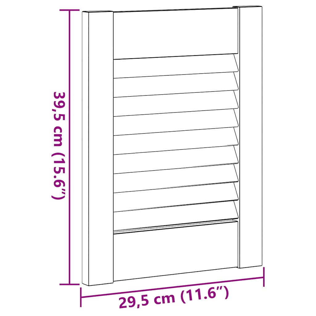vidaXL Πόρτα Ντουλάπας 4 τεμ. Φυσικό 69 x 49,4 εκ. Μασίφ Ξύλο Πεύκου