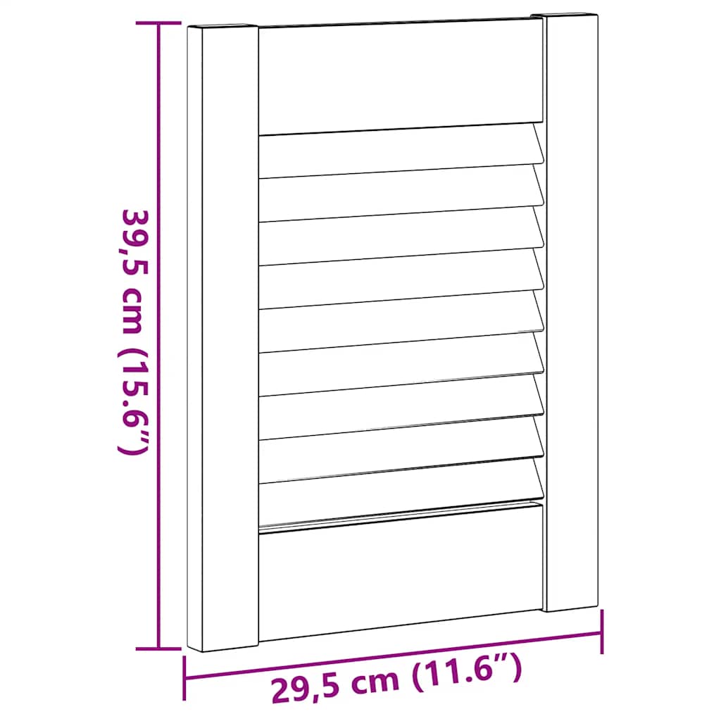 vidaXL Πόρτα Ντουλάπας 4 τεμ. Λευκό 69 x 49,4 εκ. Μασίφ Ξύλο Πεύκου