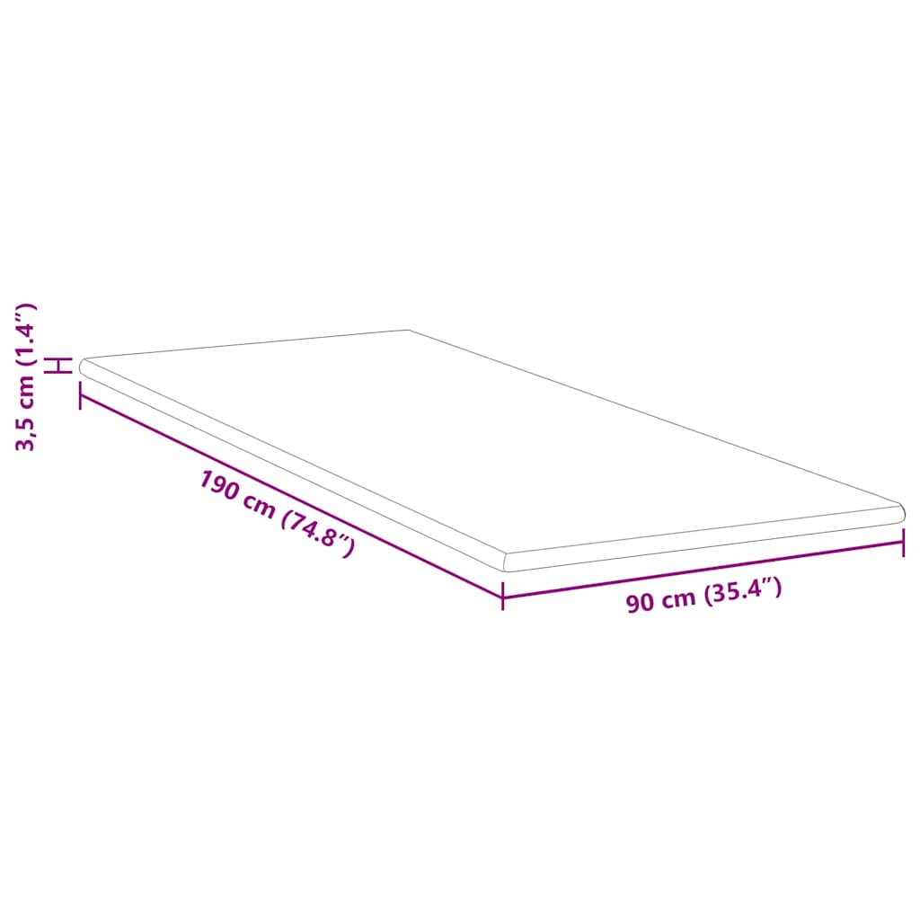 vidaXL Στρώμα μνήμης 90 x 190 cm Thick Μαλακό Ύφασμα-100% πολυέστερ