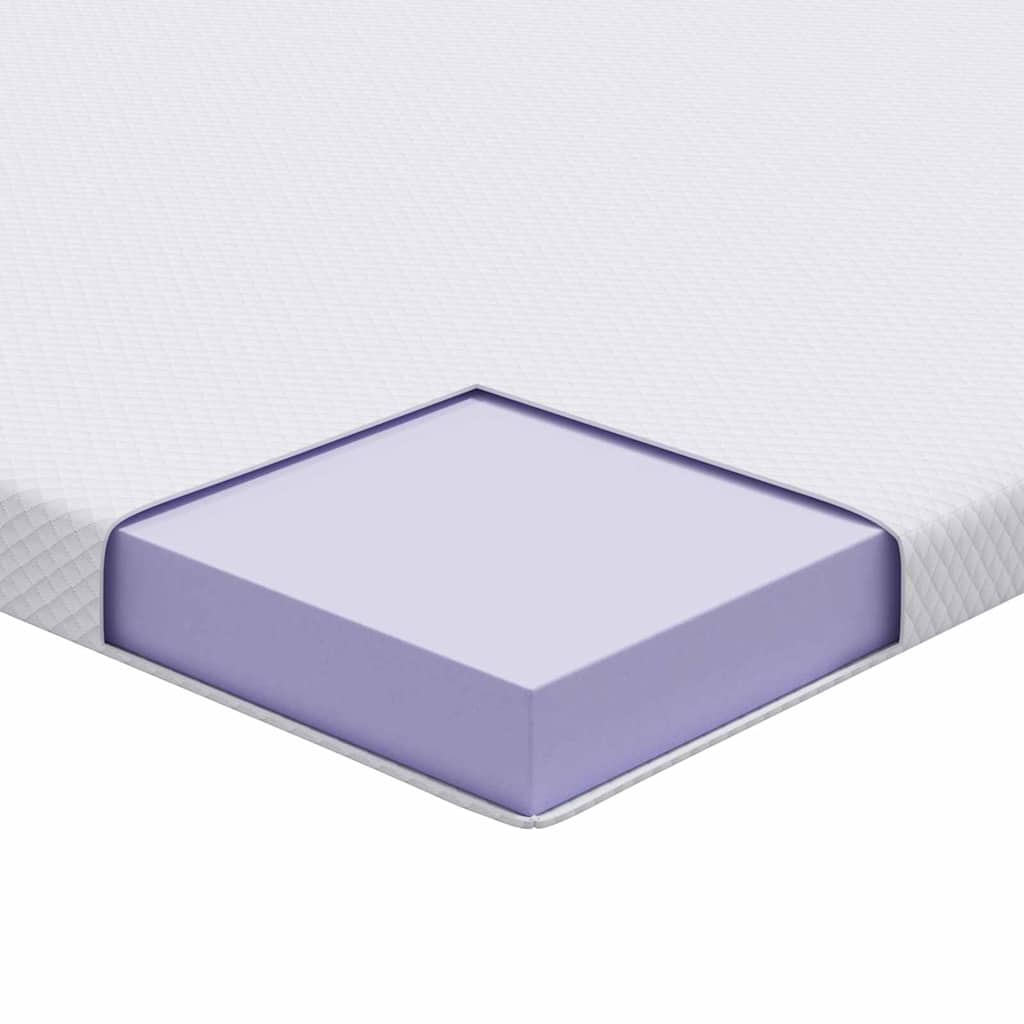 vidaXL Στρώμα μνήμης 140 x 200 cm Thick Μαλακό Ύφασμα-100% πολυέστερ