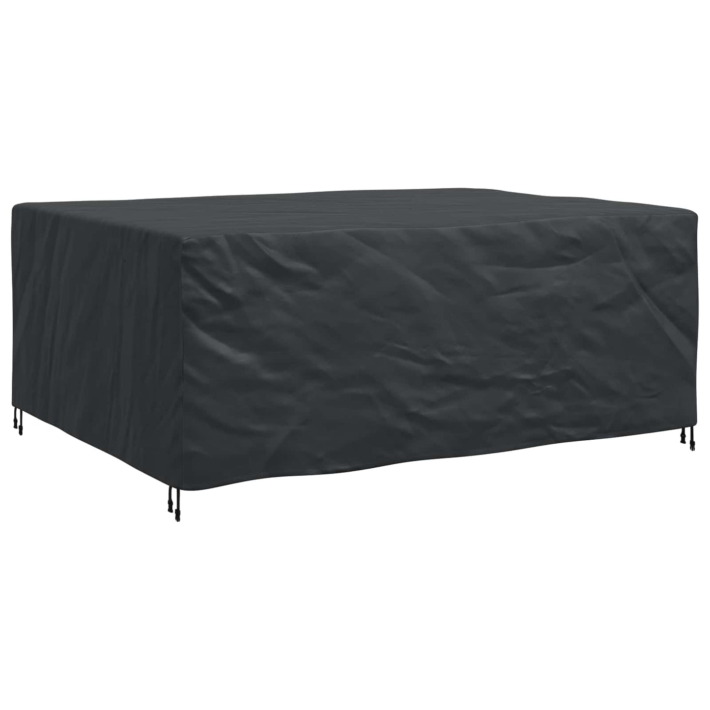 vidaXL Κάλυμμα επίπλων Μονόχρωμο Μαύρο 220 x 190 x 85 εκ. 600D