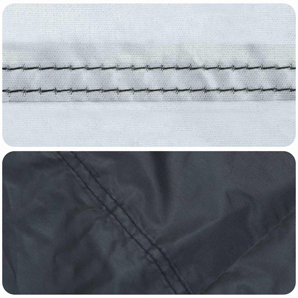 vidaXL Κάλυμμα επίπλων εξωτερικού χώρου Μαύρο 220 x 150 x 85 εκ. 210D