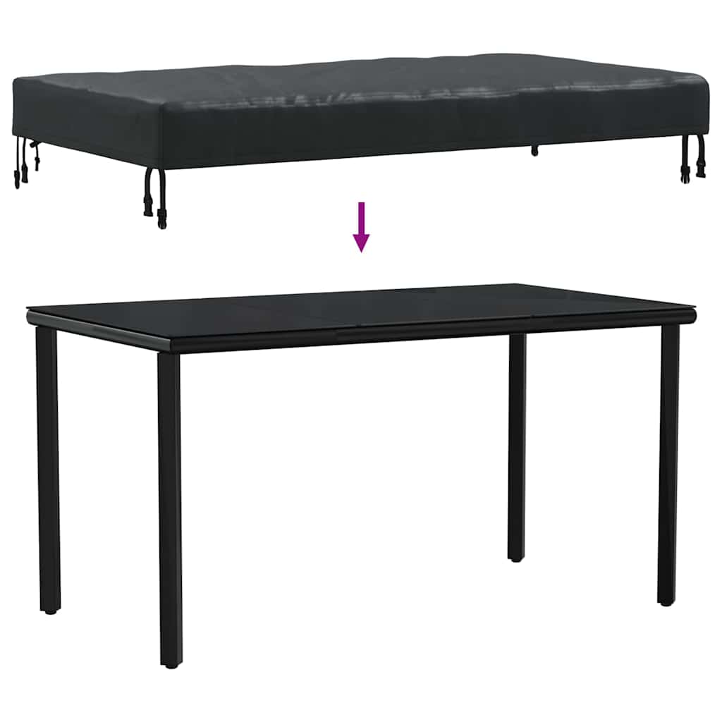 vidaXL Κάλυμμα επίπλων εξωτερικού χώρου 152 x 92 x 15 εκ.