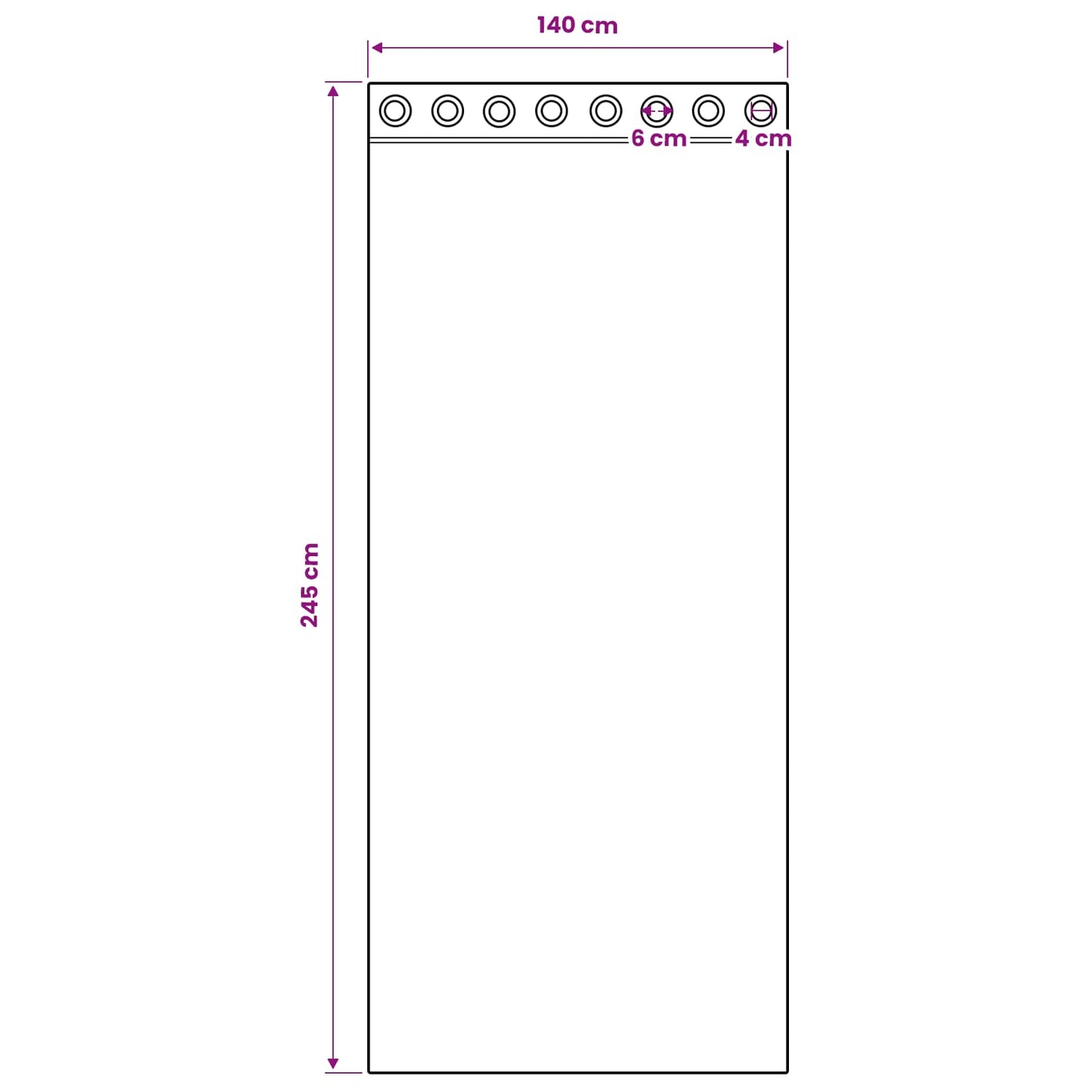 vidaXL Κουρτίνες 2 pcs Σκούρο καφέ Σκούρο καφέ 245 x 140 εκ.