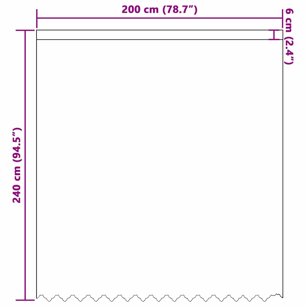 vidaXL Κουρτίνες με κουρτίνες Floral Λευκό 200 x 240 cm Πολυεστέρας